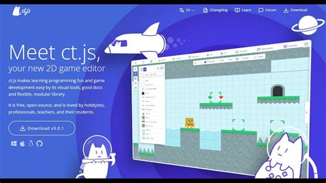 Ct.js — a free game engine.